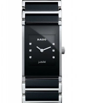 Rado Diastar Damenuhr Jubile 153.0786.3 19x30mm Quarz Diamant Black/Dial #2025 - Bild 1 von 4
