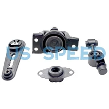4Pcs Engine Motor Mount Kit Set For 2007-2012 Nissan Versa/ 2009-2014 1.8L
