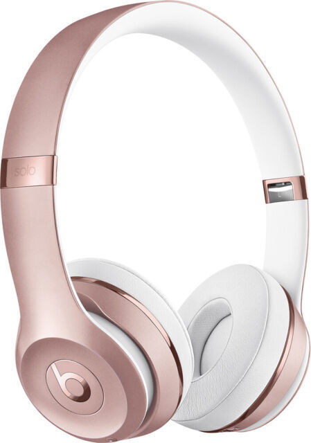 Beats+by+Dr.+Dre+Solo3+Wireless+On+the+Ear+Headphones+-+Rose+Gold for sale  online