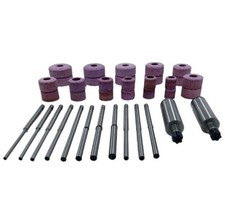 Sioux Valve Seat Grinding Wheels Set 24 Pcs With 11 Pcs Pilots + 2x Stone Holder