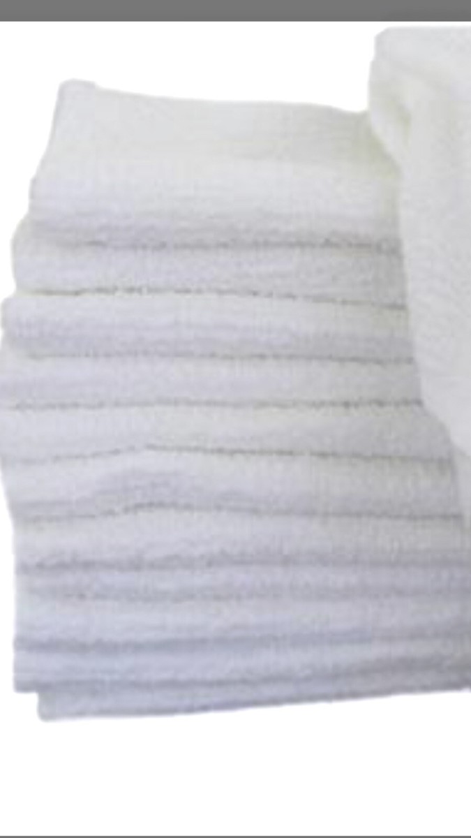 24 new green striped bar towels bar mops cotton super absorbent 16x19