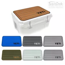 SeaDek Pad Top fits YETI 24 Roadie Cooler - Marine EVA Boat Ma - YETI Teak Right