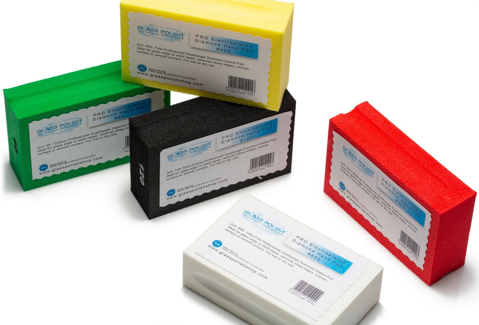 GP15017 Diamond Hand Sanding Pad Set, Electroplated Diamond Hand Block Kit 5012121150170 eBay