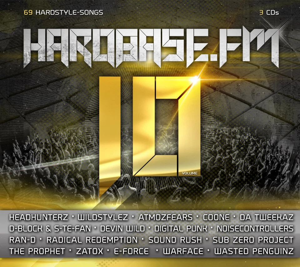 Cd Hardbase.fm Vol.10 by Various Artists 3 Cds - Image 1 of 1