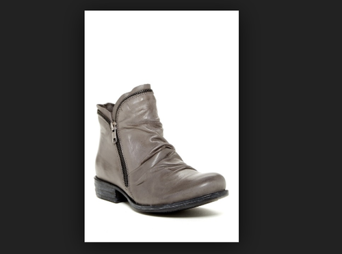 Miz Mooz Leather Ankle Boots with Side 