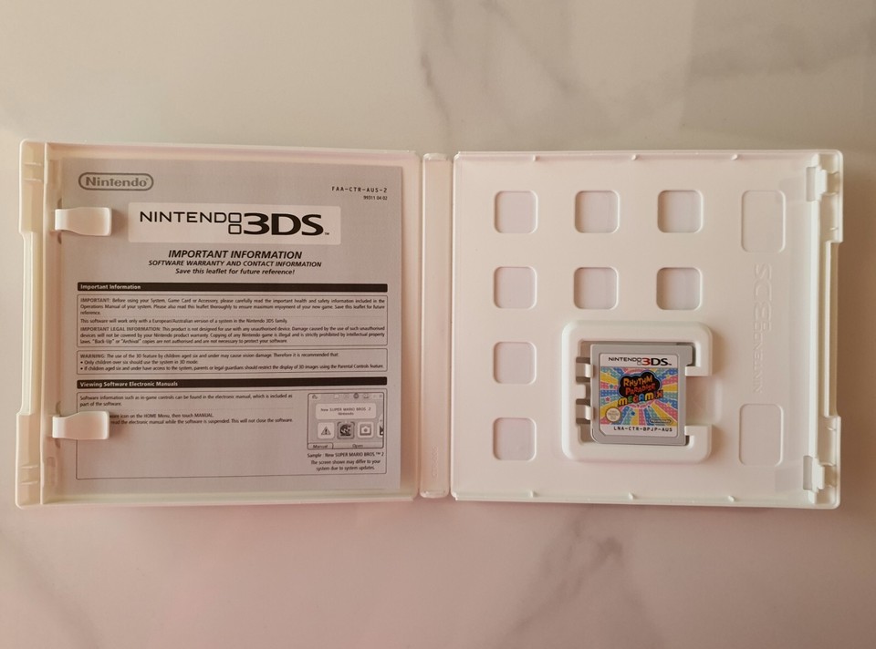 RARE Rhythm Paradise Megamix Nintendo 3DS / 2DS Game AUS PAL Version