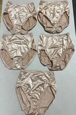 5 Pc Vanity Fair Undershapers Light Control Hi-Cut Brief 40301 Latte 5 /S