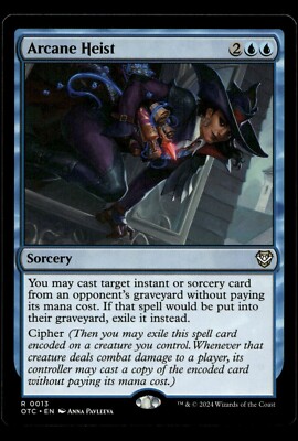 Arcane Heist MTG Outlaws of Thunder Junction M/NM X1