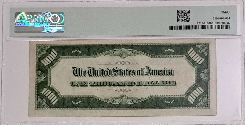 1934A One Thousand Dollars Rederal Reserve Note SN#H00038253A PMG 30 Very Fine - Image 4 of 4