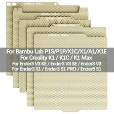 PEI Honeycomb Build Plate for Bambu Lab P1P Double Sided PEI Spring Steel Sheet