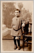 Little Boy Studio RPPC Real Photo Postcard C716