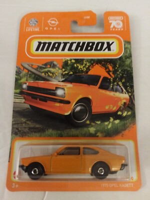 Matchbox 2022 #73 Orange 1975 Opel Cadet Coupe MBX Highway Series MOC