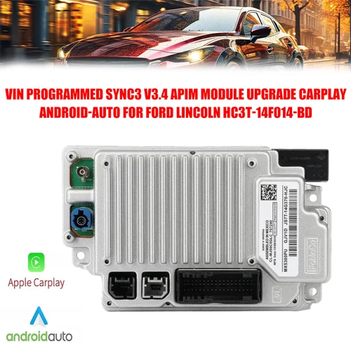 SYNC 3 to SYNC 3.4 Upgrade Version3.4 For Ford Touch MFT Nav Carplay APIM Module - Picture 1 of 12