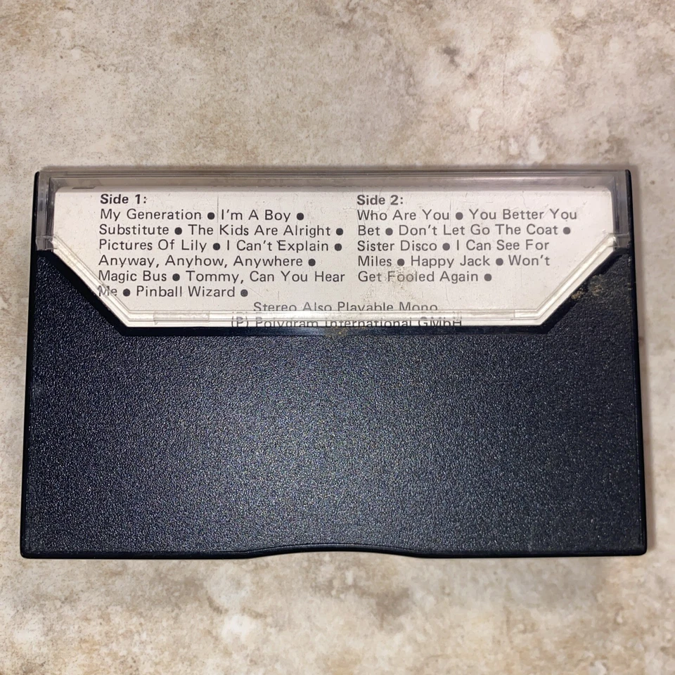 The Who Pete Townshend Roger Daltrey John Entwistle K. Moon Import Rock Cassette - Image 2 of 4