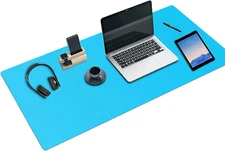 Leather Desk Pad,47"X 24"XXX Large Business Desk Pad,Waterproof Student Study De