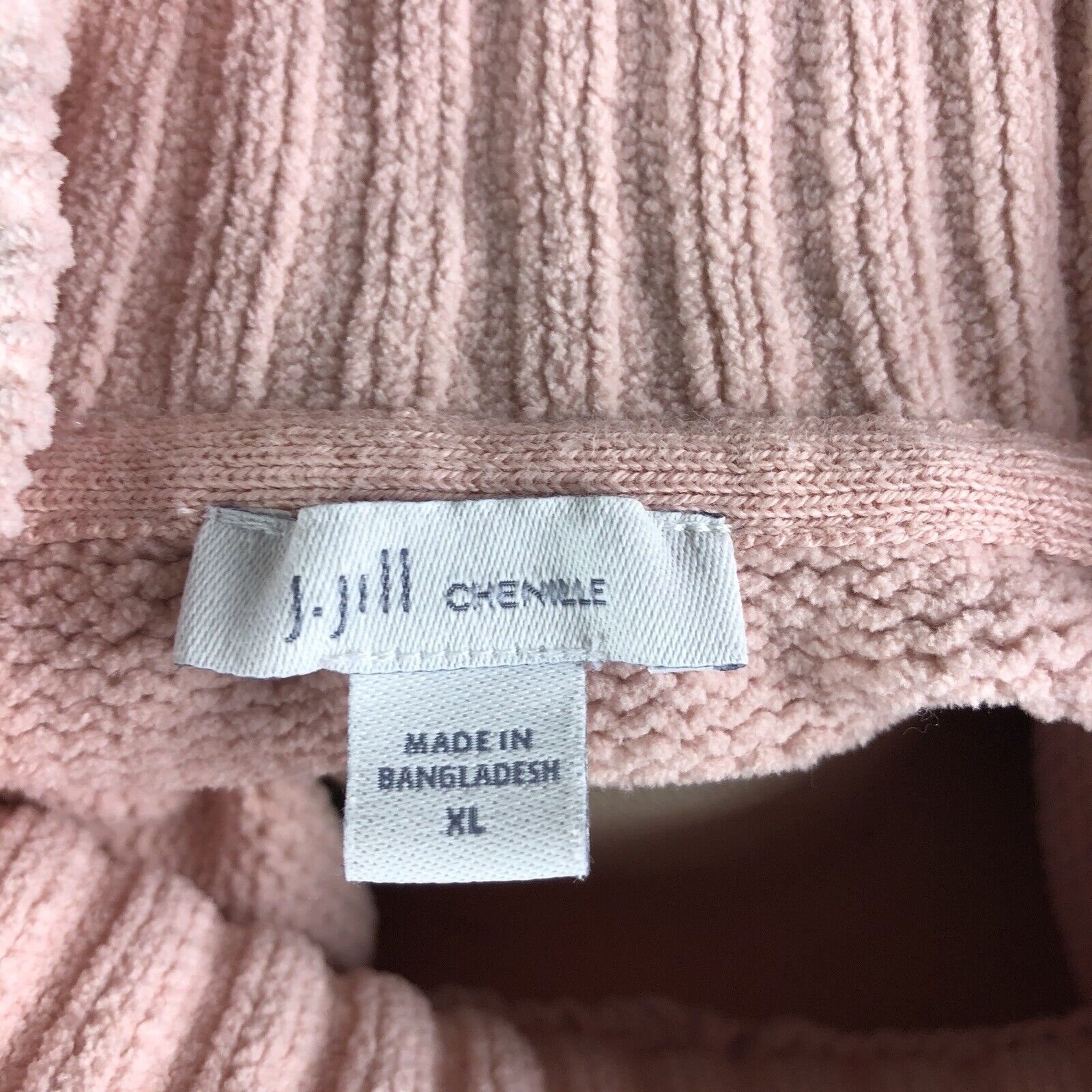 J. Jill Sweater Women's XL Chenille Pullover Pink… - image 6