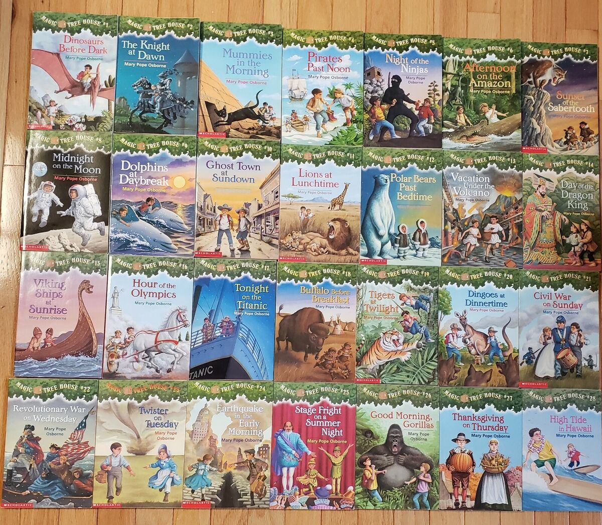 Magic Tree House Books 1-28 Paperback Mary Pope Osborne Magic Tree House Books 1-28 Paperback Mary Pope Osborne