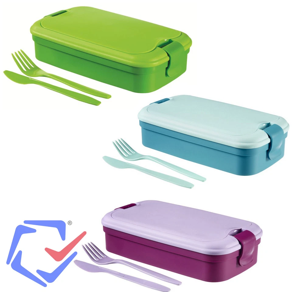boîte avec des couverts repas usage nomade lunch couverts enfantCurver Lunch&Go - Photo 1/1