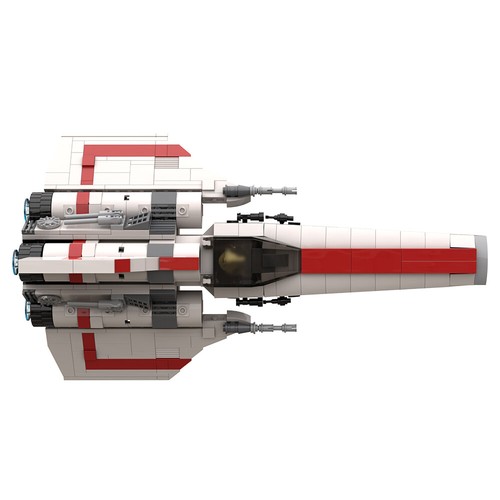 MOC-45112 MK1 Colonial Viper Viper Mark I from Battlestar Galactica 609 Pieces - Picture 2 of 5