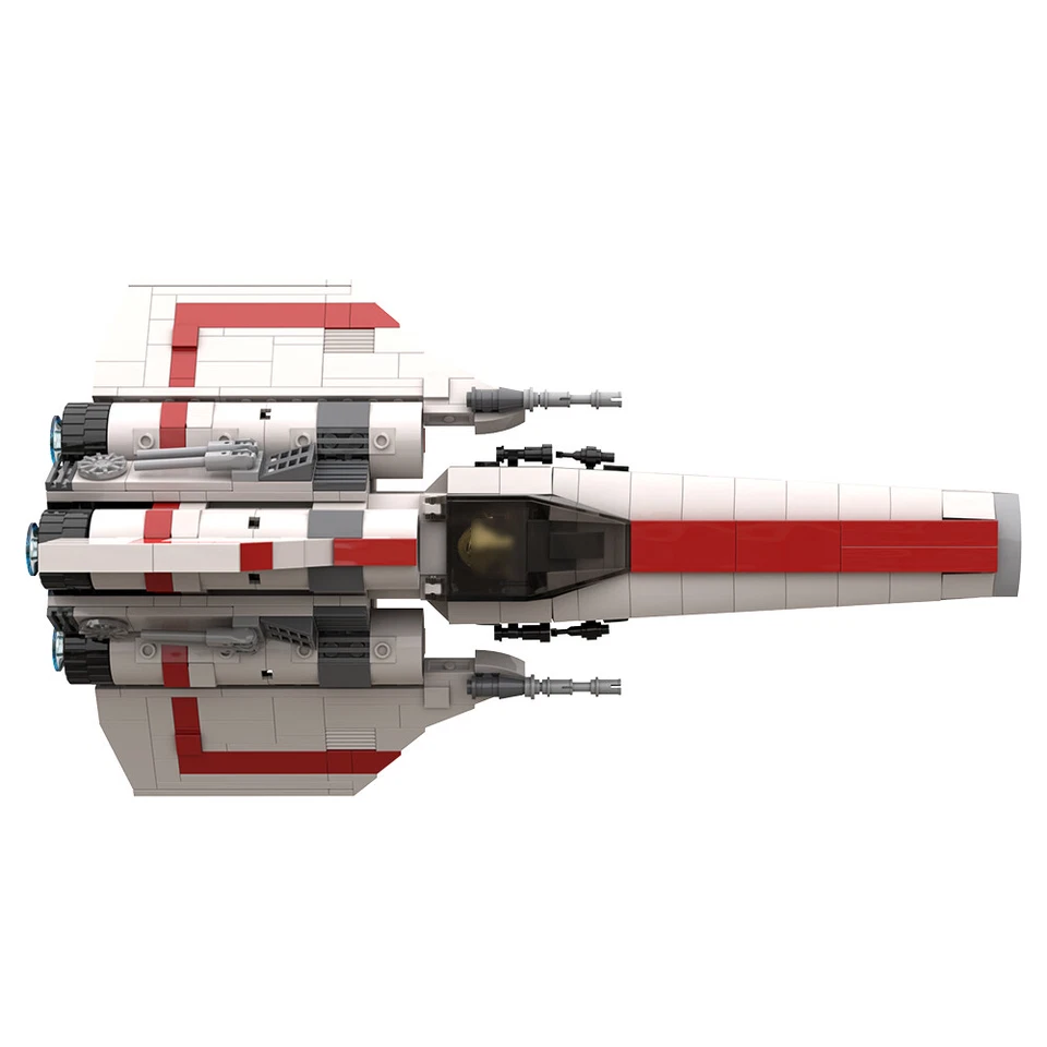 MOC-45112 MK1 Colonial Viper Viper Mark I from Battlestar Galactica 609 Pieces - Image 2 of 4