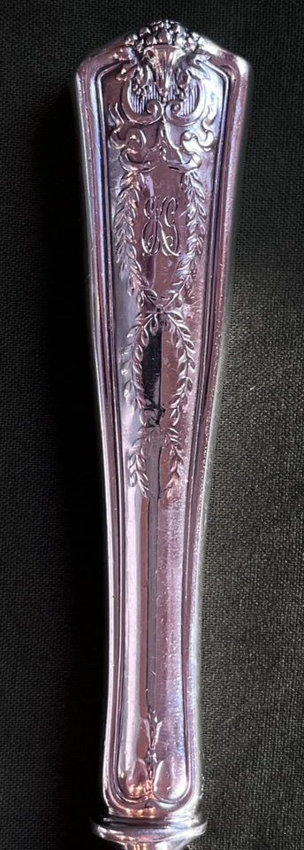 Antiguo TIFFANY & Co Winthrop Sterling Soporte para Carne Asada Tenedor para Servir-Pequeño Mono Foto 2 de 4