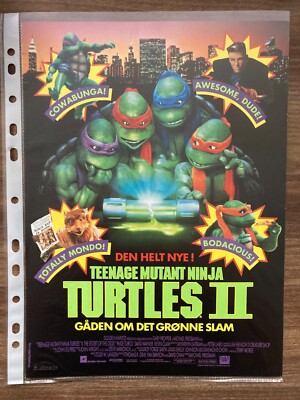 Teenage Mutant Ninja Turtles II The Secret of the Ooze 1991 Danish