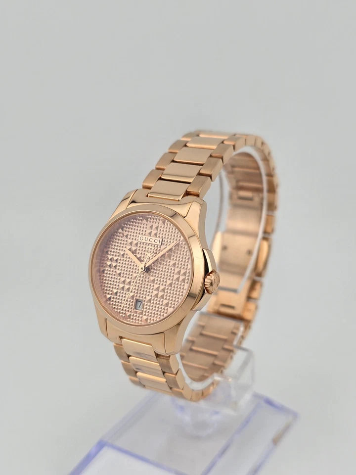Reloj Gucci G-Timeless para mujer tono dorado de acero inoxidable - YA126567 ($1010 precio de venta sugerido por el fabricante) Foto 3 de 4