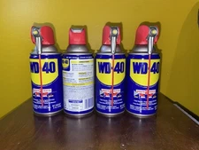 (4x)8 oz. Original WD-40 Formula, Multi-Purpose Lubricant Spray with Smart Straw