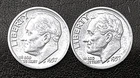 1957 P&D 10c SILVER ROOSEVELT  DIME YEAR SET.  XF/AU   (R056)