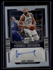 2023-24 Contenders Optic #PA-RDY Rudy Gobert Perennial Contenders Auto #/125