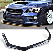 Front Bumper Lip Splitter Fit for 2015-2021 Subaru WRX STI CS-Style Carbon Fiber