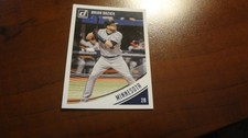 2018 PANINI DONRUSS RATED ROOKIE # 72 BRIAN DOZIER BASEBALL CARD. rookie card picture
