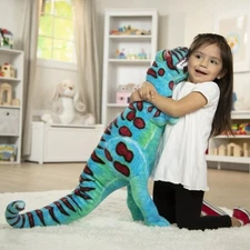 Melissa & Doug Large Plush T-Rex 2149 Soft Life Like Free Standing 30" Tall New