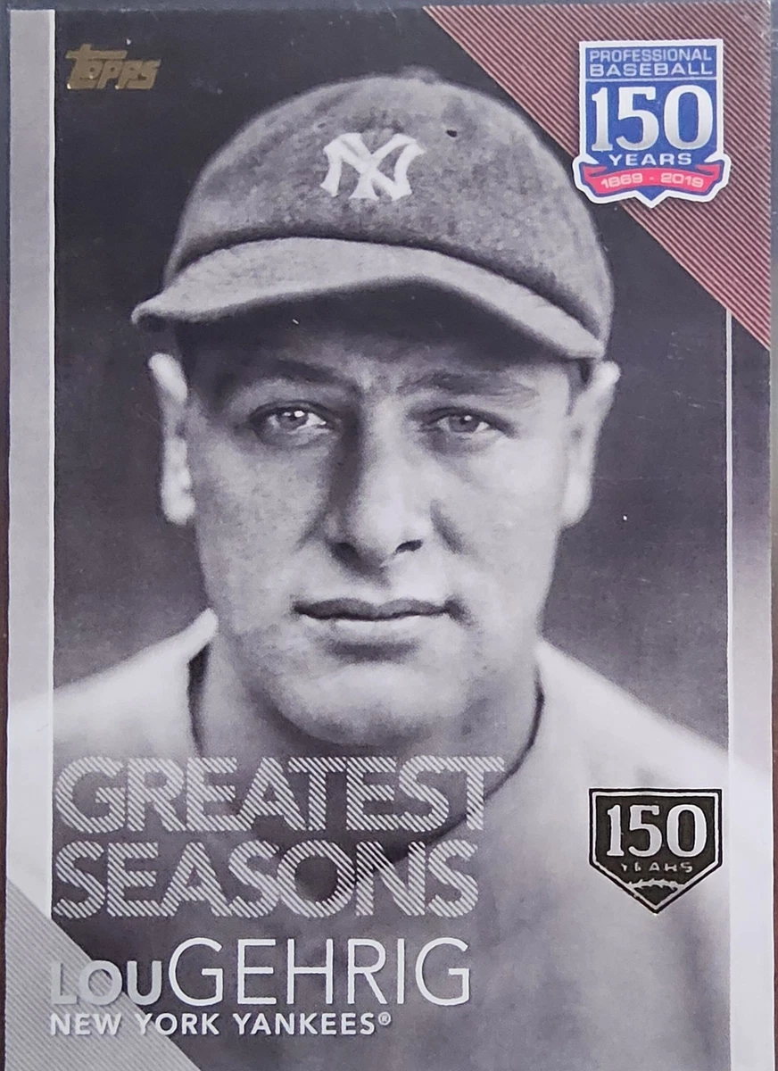 Las mejores ofertas en 2019 Topps - Lou Gehrig #150-118 | eBay