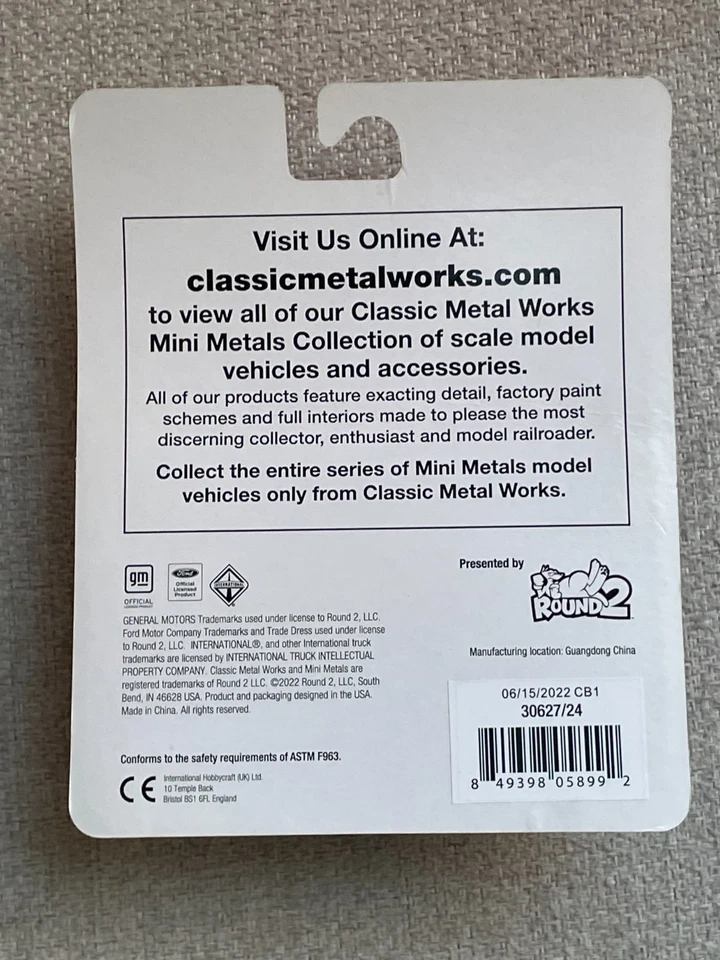 CLASSIC METAL WORKS MINI METALS 1:87 HO INTERNATIONAL METRO ICE CREAM VAN NEW - Image 2 of 2