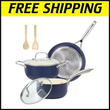 Nonstick Induction-Compatible Cookware Set - 100% PFOA Free for Healthy Cooking