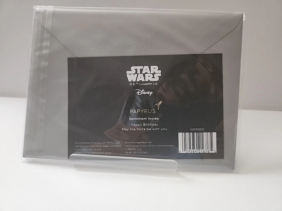 Papyrus Star Wars Birthday Card Sealed Discontinued Brand New - Image 2 of 4