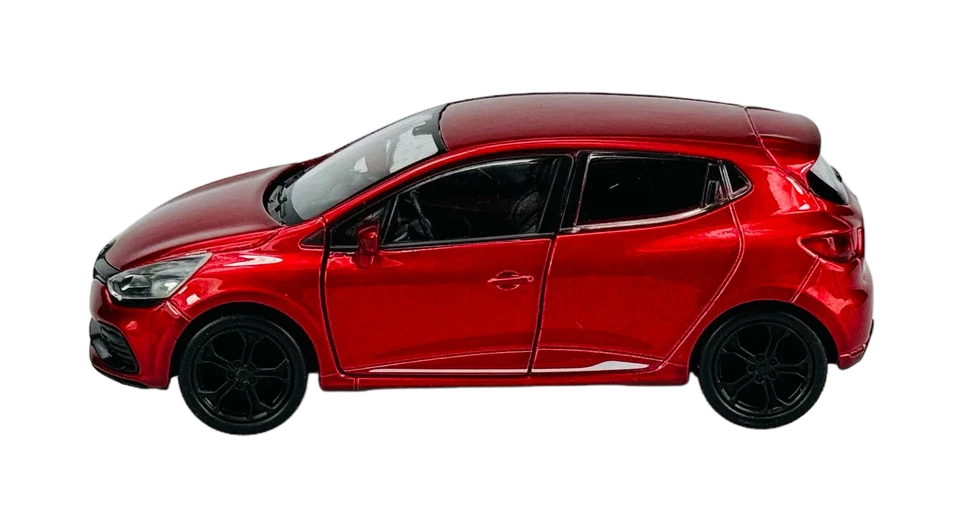 WELLY RENAULT CLIO RS RED 1:34 DIE CAST METAL MODEL NEW IN BOX 43672 - Image 4 of 4