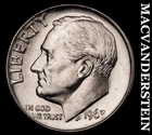 1963 Silver Roosevelt Dime - Choice Gem Brilliant Unc  Lustrous  #i5233
