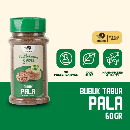 3x Nutmeg Powder 60g Herbs Spices Extract Natural Organic Pure Herbal Health