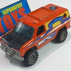Vtg Hot Wheels BAJA BREAKER orange van blackwall 1982 Malaysia hood opens 4x4