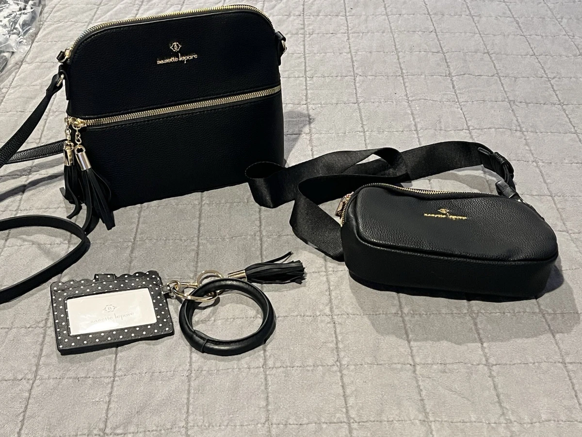 Annete Lepore soft pebbled vegan leather backpack purse-Black Nanette Lepore Handbags Deals - New and used pre-owned Finds  main image 2