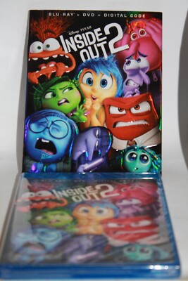INSIDE OUT 2 ( Blu-Ray + DVD + Digital ) with slipcover, Brand New !