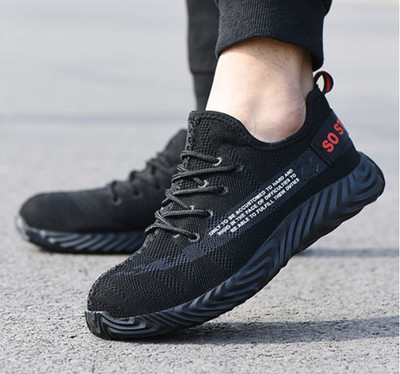 steel cap running shoes