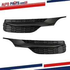 Fog Light Left&Right Side Lamp Cover Bezel Fit For Honda Accord 2016-2017 Black