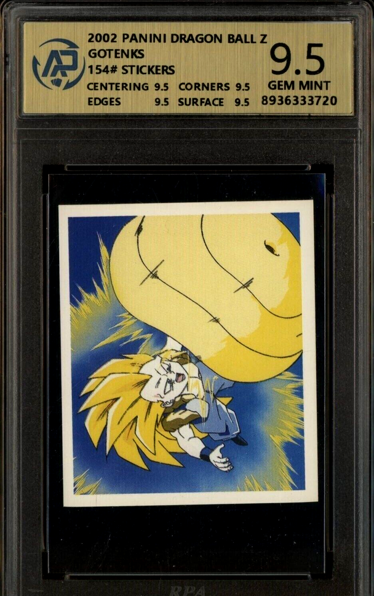 2002 Panini Dragon Ball Z Stickers #154 Gotenks AP 9.5 GEM MINT