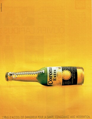 Werbung Advertising 720 1999 das Bier Corona Extra