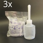3x Anal Douche Bulb Vaginal Colonic Enema Irrigation Rectal Cleaner Tool Unisex