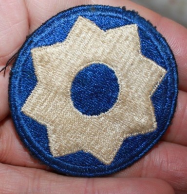 WWII Original US Army Shoulder Patch 8th Service Command | eBay