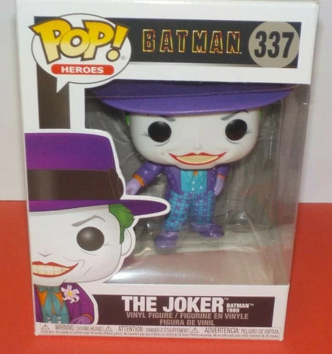 Funko Pop Vinyl Figure "1989 Batman" #337 The Joker. Brand new sealed